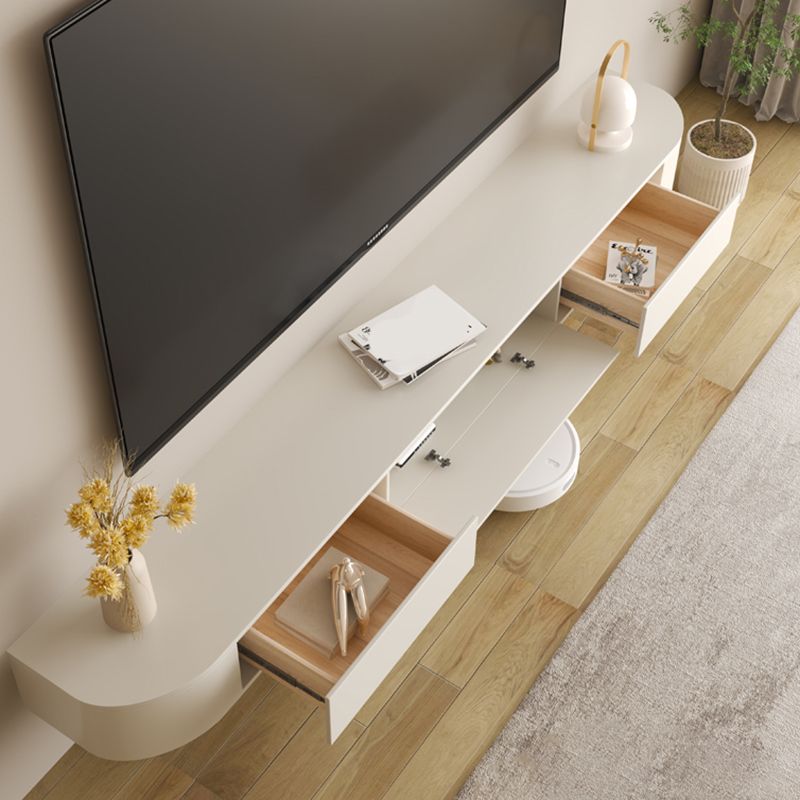 Enclosed Storage Media Console TV Stand Modern TV Stand Console with Drawers Clearhalo 'furn' 'furn_tv_stands_entertainment_centers' 'Furniture' 'Living Room Furniture' 'TV Stands & Entertainment Centers' 'TV Stands & Media Storage Furniture' 'tv_stands_entertainment_centers' 1200x1200_a444c67a-9c60-418f-ae80-9417e47260e2