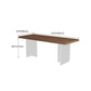 Contemporary Solid Wood Table Set 1/4/5 Pieces Dinette Set for Dining Room