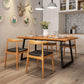 Industrial Dining Set 1/2/5 Pcs Solid Wood Dining Table and Chairs Clearhalo 'Dining Room Sets' 'Dining Tables & Seating' 'dining_room_set' 'furn' 'furn_dining_room_set' 'Furniture' 'Kitchen & Dining Furniture' 1200x1200_a4471511-1e5e-4b2d-88db-5c2373712543