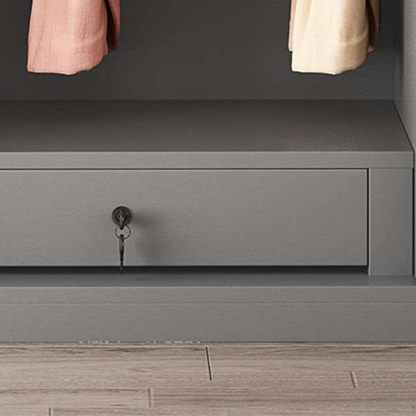 モダンなワードローブアーモアは、引き出し付きの木製ワードローブキャビネットをエンジニアリングしました