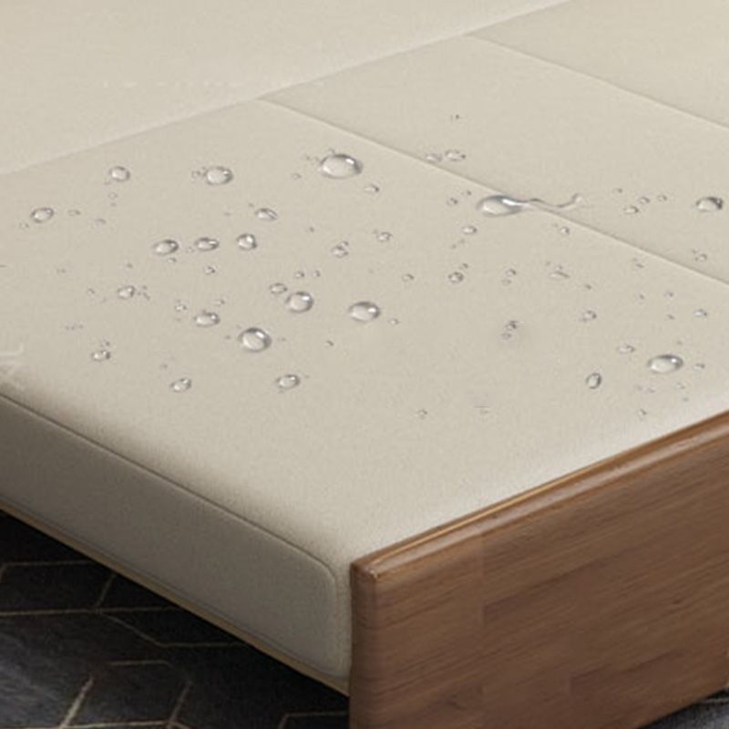 スカンジナビアの布団寝台ソファベッド正方形の腕と枕バック