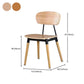 Style contemporain Open Back Rende-Din Dining Claid pour la maison