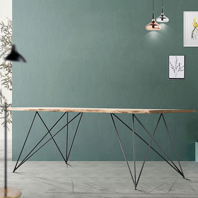 Tableau de restauration à table de luxe traditionnelle en bois pour cuisine