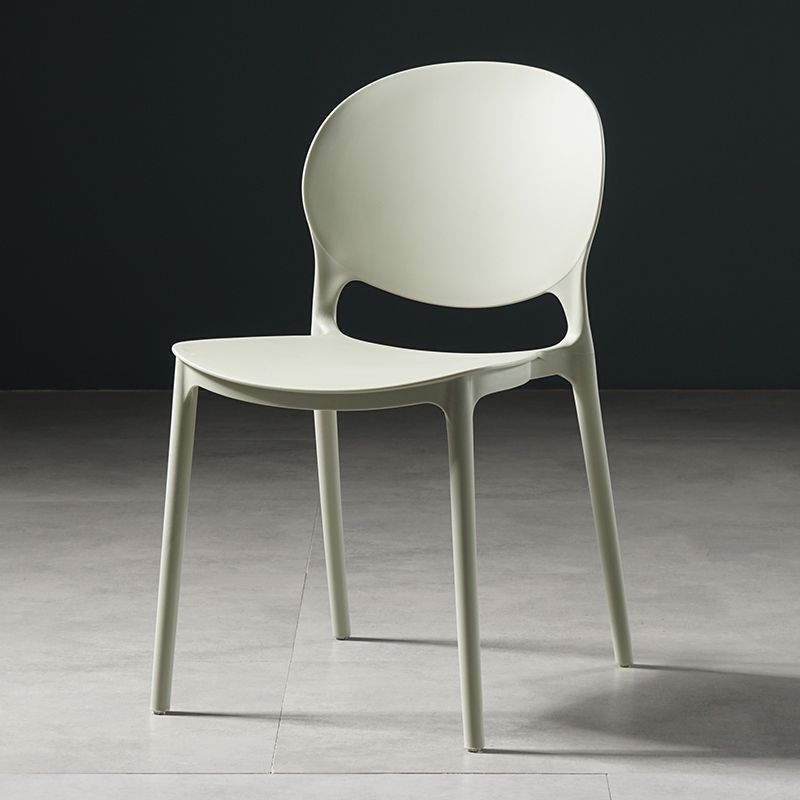 Nordic Style Plastic Dining Chairs Dining Armless Side Chair for Kitchen (Set of 2) Clearhalo ' kitchen&dining_furn' 'Dining Chairs' 'Dining Tables & Seating' 'dining_chair' 'furn' 'furn_dining_chair' 'Furniture' 'furniture_dining_chair' 'Kitchen & Dining Furniture' 'kitchen' 1200x1200_a44ce2bc-10be-406b-97fa-da62e3de872c