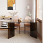 Tempered Glass Dining Table for Restaurant Modern Free Form Table with Double Pedestal Clearhalo 'Dining Tables & Seating' 'Dining Tables' 'dining_table' 'furn' 'furn_dining_table' 'Furniture' 'furniture_dining_table' 'Kitchen & Dining Furniture' 'kitchen' 'kitchen_dining_table' 1200x1200_a44d0562-19d2-45d6-b427-c355187b01dd