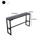 Sintered Stone Bistro Bar Desk Rectangle Bar Height Table with Trestle Base Clearhalo 'Bar Furniture' 'Bar Tables' 'bar_tables' 'furn' 'furn_bar_tables' 'Furniture' 'Kitchen & Dining Furniture' 1200x1200_a44d6312-3401-4865-a753-db6d41e1e99f