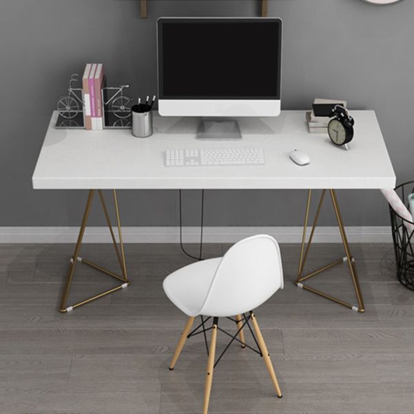 Contemporary Rectangular Writing Desk Pine Solid Wood Office Desk Clearhalo 'Furniture' 'furniture_office_desk' 'Office Desks' 'Office Furniture' 'office_desk' 1200x1200_a45169c5-8dca-4ccd-b284-b56d1c1f57b9
