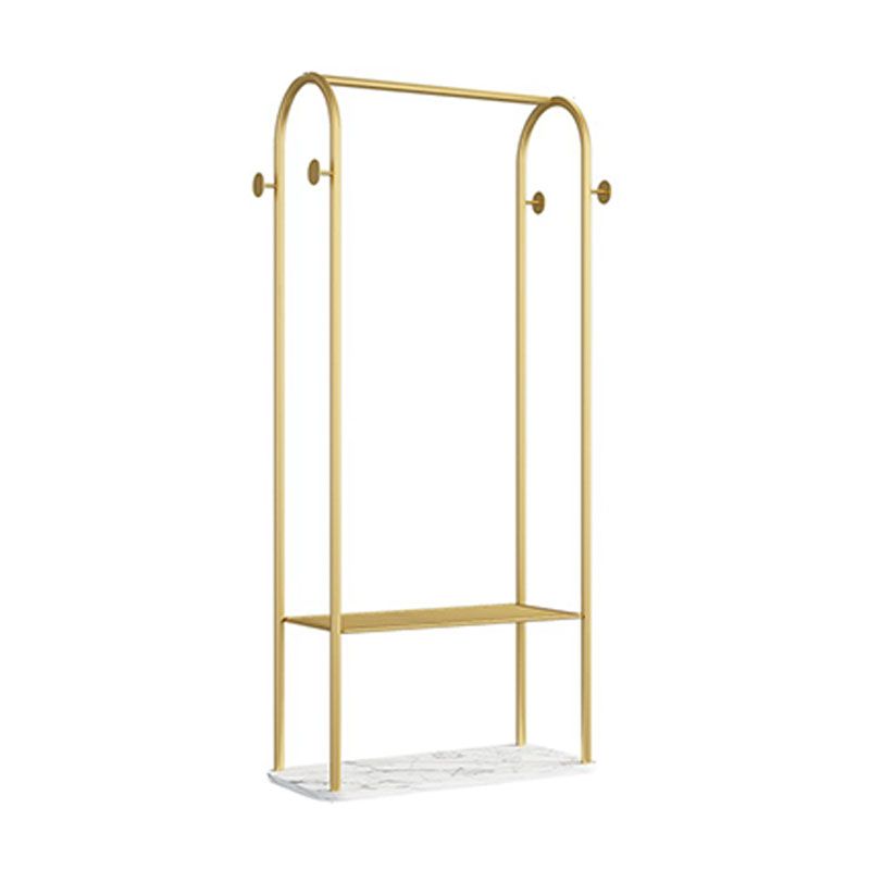 Gorgeous Coat Rack Metal Hall Stand Hooks Storage Shelf Coat Hanger Clearhalo 'Entry & Mudroom Furniture' 'furn' 'furn_hall_tree_coat_racks' 'Furniture' 'Hall Trees & Coat Racks' 'hall_tree_coat_racks' 1200x1200_a4545b42-ea14-4544-a013-e25ce5fa04c7