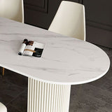 Metal Contemporary Free Form Dining Table Sintered Stone Table for Dining Room and Kitchen Clearhalo ' dining_table' 'Dining Tables & Seating' 'Dining Tables' 'furn' 'furn_dining_table' 'Furniture' 'furniture_dining_table' 'Kitchen & Dining Furniture' 'kitchen&dining_furn' 'kitchen' 'kitchen_dining_table' 1200x1200_a4553b76-9ffc-4029-a745-78600338566c