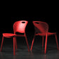 Nordic Style Armless Chair Plastic Open Back Dining Side Chair (Set of 4) Clearhalo 'Dining Chairs' 'Dining Tables & Seating' 'dining_chair' 'Furniture' 'furniture_dining_chair' 'Kitchen & Dining Furniture' 1200x1200_a45760c4-b8d2-4e36-9274-067783f4a23b