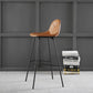 Contemporary Matte Finish Footrest Barstool Leather Home Stool Clearhalo 'Bar Furniture' 'Bar Stools' 'bar_stools' 'Furniture' 'furniture_bar_stools' 'Kitchen & Dining Furniture' 1200x1200_a45b0267-1dcd-47a0-8a8a-954e3352f896