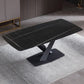 Metal Modern Rectangular Dining Table Sintered Stone Table for Dining Room Clearhalo ' dining_table' 'Dining Tables & Seating' 'Dining Tables' 'Furniture' 'furniture_dining_table' 'Kitchen & Dining Furniture' 'kitchen&dining_furn' 'kitchen' 'kitchen_dining_table' 1200x1200_a45c1814-9cdd-4f70-941f-34c539d186a6