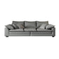 Stain Resistant Sofa Couch Square Arm Sofa Set with Pillows in Grey Clearhalo 'furn' 'furn_sofas' 'Furniture' 'Living Room Furniture' 'Sofa' 'sofas' 1200x1200_a45cb7f0-e046-4cea-9742-035cdc55f601