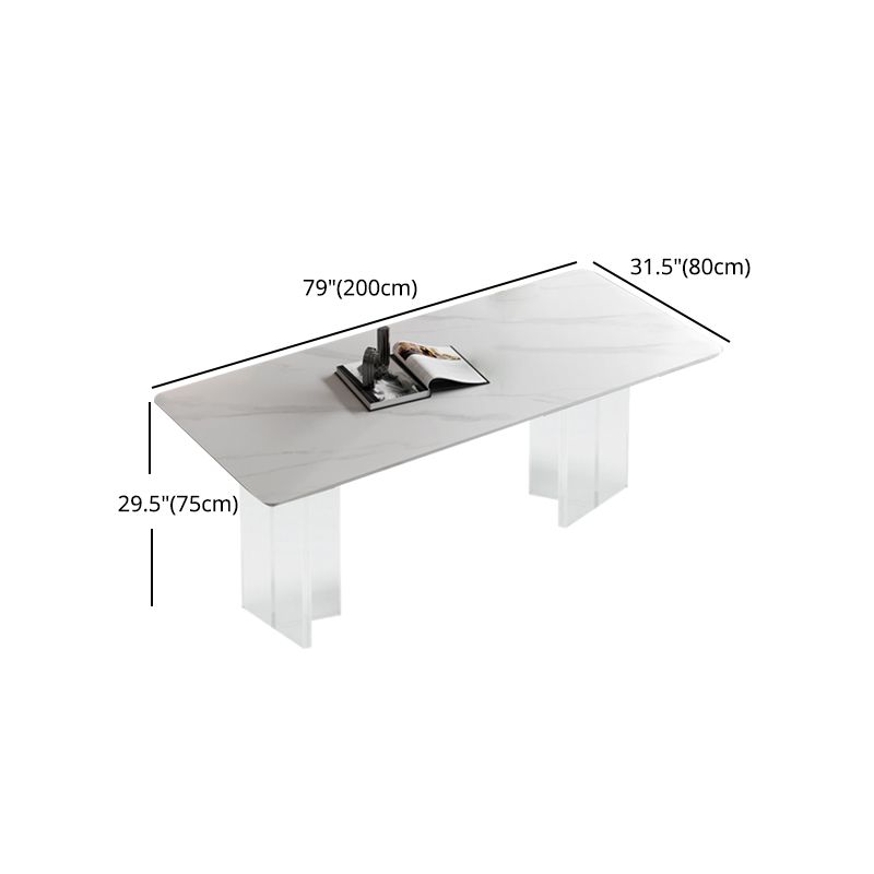 Modern 1/4/5/7 Pieces Dining Set Acrylic Dining Furniture Set /Separate Items Clearhalo 'Dining Room Sets' 'Dining Tables & Seating' 'dining_room_set' 'furn' 'furn_dining_room_set' 'Furniture' 'furniture_dining_room_set' 'Kitchen & Dining Furniture' 'kitchen&dining_furn' 'kitchen' 1200x1200_a45d2046-be80-4e85-b313-f57535e713a9