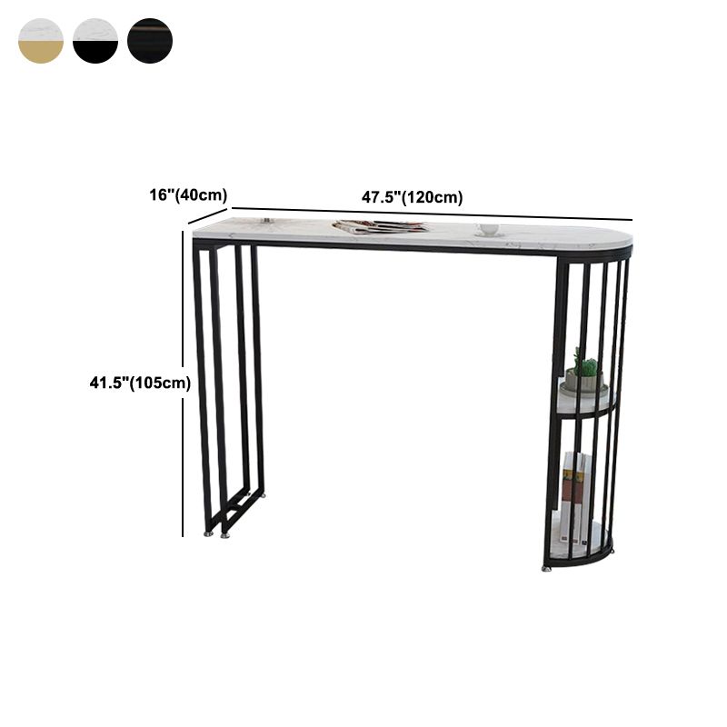 Glam Pub Table Tavolo da bar speciale con doppio piedistallo per uso interno