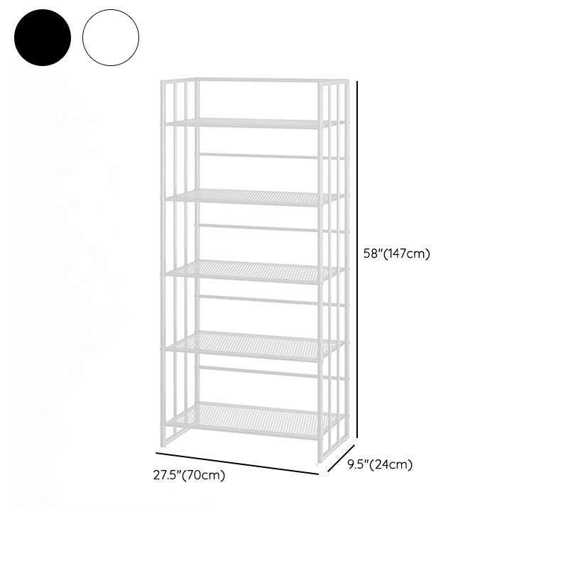 Metall Standard Bücherregal Modern Open Back Bookshelf mit Regalen