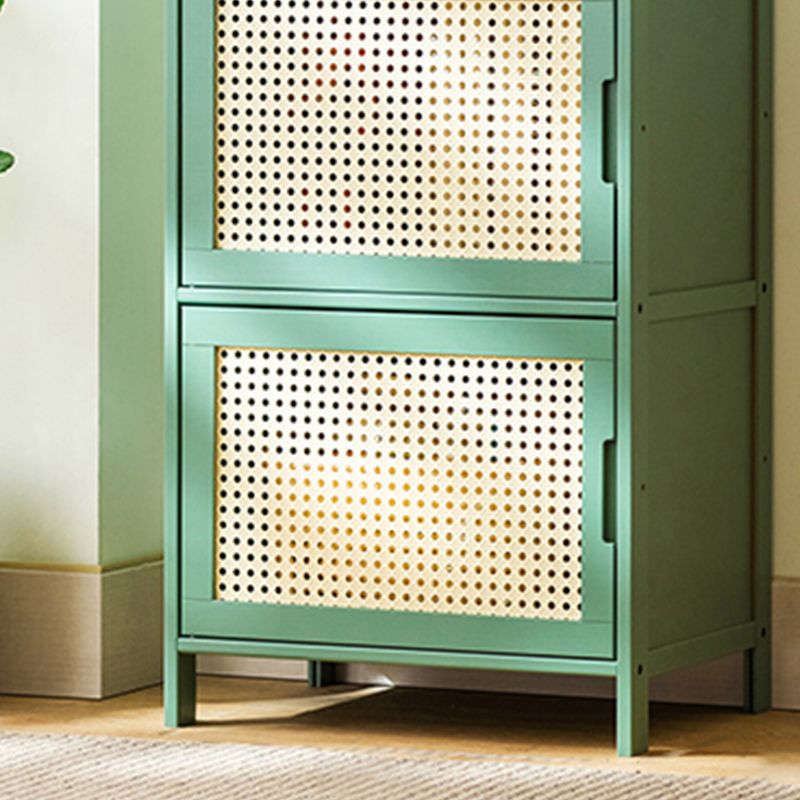 Contemporary Green Wood Accent Cabinet Rectangle Grooves Accent Cabinet Clearhalo 'Cabinets & Chests' 'cabinets_chests' 'furn' 'furn_cabinets_chests' 'Furniture' 'Living Room Furniture' 1200x1200_a45ff168-6527-41d3-bfee-a5911f13df44
