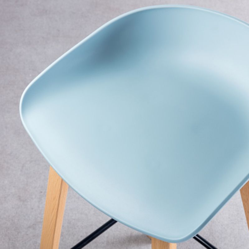 Industrial Armless Backrest Counter Stool Iron Bar Stool with Acrylic Seat for Cafe Clearhalo 'Bar Furniture' 'Bar Stools' 'bar_stools' 'furn' 'furn_bar_stools' 'Furniture' 'Kitchen & Dining Furniture' 1200x1200_a460c7d4-961b-495f-b6d8-33418d31efdb