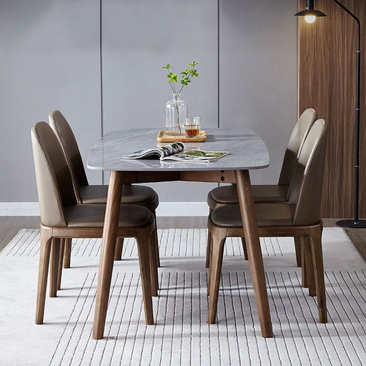 Modern Style wood Dining Chairs Solid Back Armless Chair for Kitchen Clearhalo ' kitchen&dining_furn' 'Dining Chairs' 'Dining Tables & Seating' 'dining_chair' 'furn' 'furn_dining_chair' 'Furniture' 'furniture_dining_chair' 'Kitchen & Dining Furniture' 'kitchen' 1200x1200_a46166ce-797e-47f4-9e93-aeb4de271416
