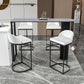 Nordic Rectangle Bar Counter Table Sintered Stone Dining Table for Kitchen with Metal Legs Clearhalo 'Bar Furniture' 'Bar Tables' 'bar_tables' 'Furniture' 'furniture_bar_tables' 'Kitchen & Dining Furniture' 1200x1200_a461c465-889c-4c35-bed5-8d62c2fbf43d