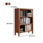Scandinavian Rubber Wood Standard Bookshelf Vertical Bookshelf for Living Room Clearhalo 'Bookcases' 'furn' 'furn_bookcases' 'Furniture' 'furniture_bookcases' 'kitchen' 'kitchen_bookcases' 'Living Room Furniture' 'Office Furniture' 1200x1200_a461dddb-4020-465b-b0d3-b030b6cc9b1d