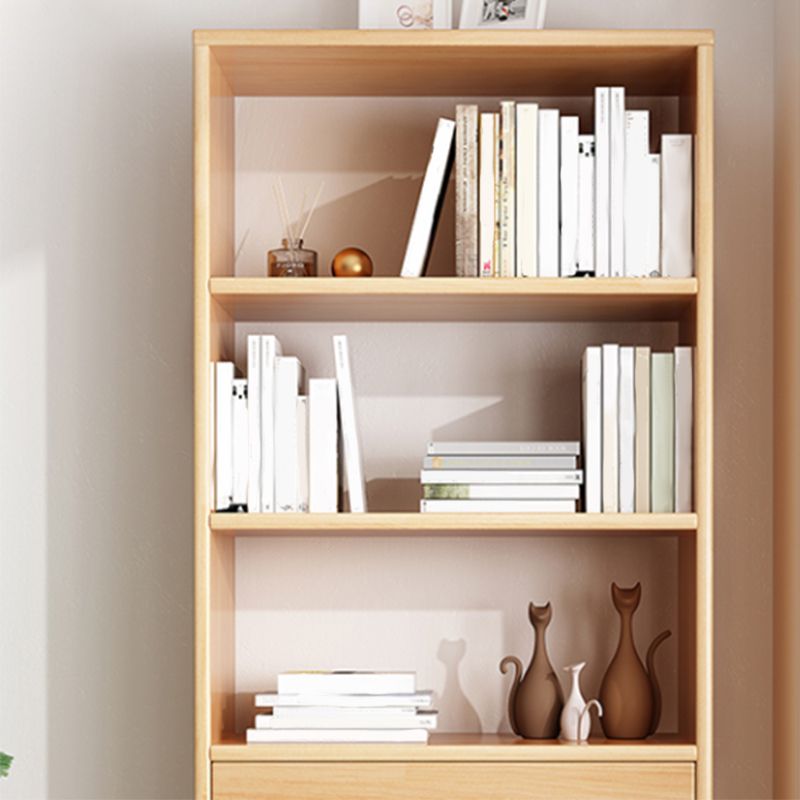 4-Shelf Wood Standard Bookcase Contemporary Book Shelf,67''H x 23.6''W Clearhalo 'Bookcases' 'furn' 'furn_bookcases' 'Furniture' 'furniture_bookcases' 'kitchen' 'kitchen_bookcases' 'Living Room Furniture' 'Office Furniture' 1200x1200_a463ba8d-e6de-43e1-bb2f-e8f32c39375e