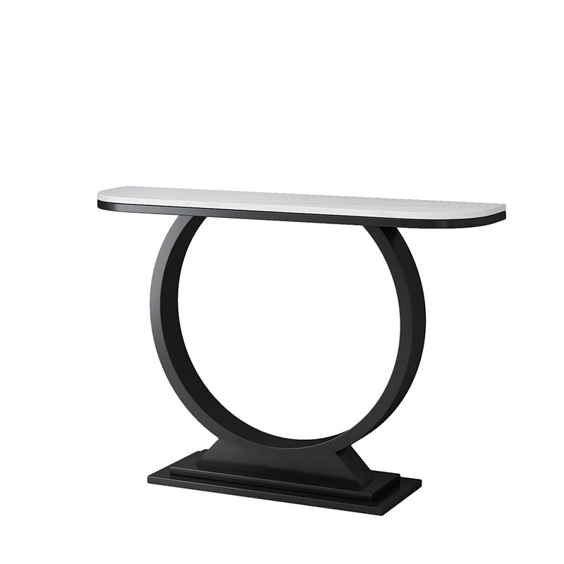 Tavolo da console astratto di ardesia glam/metallo/rettangolo per la sala