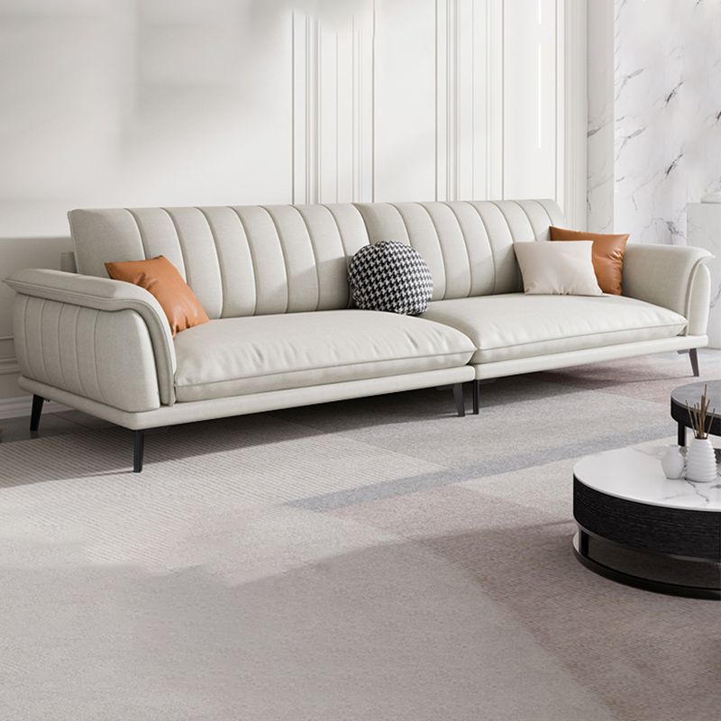 Almohada de almohada de almohada de costura glamorosa sala de estar con asiento de cuero falso