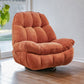 Recliner standard trapuntata di Chenille contemporanea con archiviazione