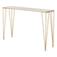 Glam Gold Iron Bar Dining Table White Stone Top Indoor Bistro Table with 4-Legs Pedestal Clearhalo 'Bar Furniture' 'Bar Tables' 'bar_tables' 'furn' 'furn_bar_tables' 'Furniture' 'furniture_bar_tables' 'Kitchen & Dining Furniture' 1200x1200_a4675a98-0dfb-4fa8-aaa6-ca9e899281a3