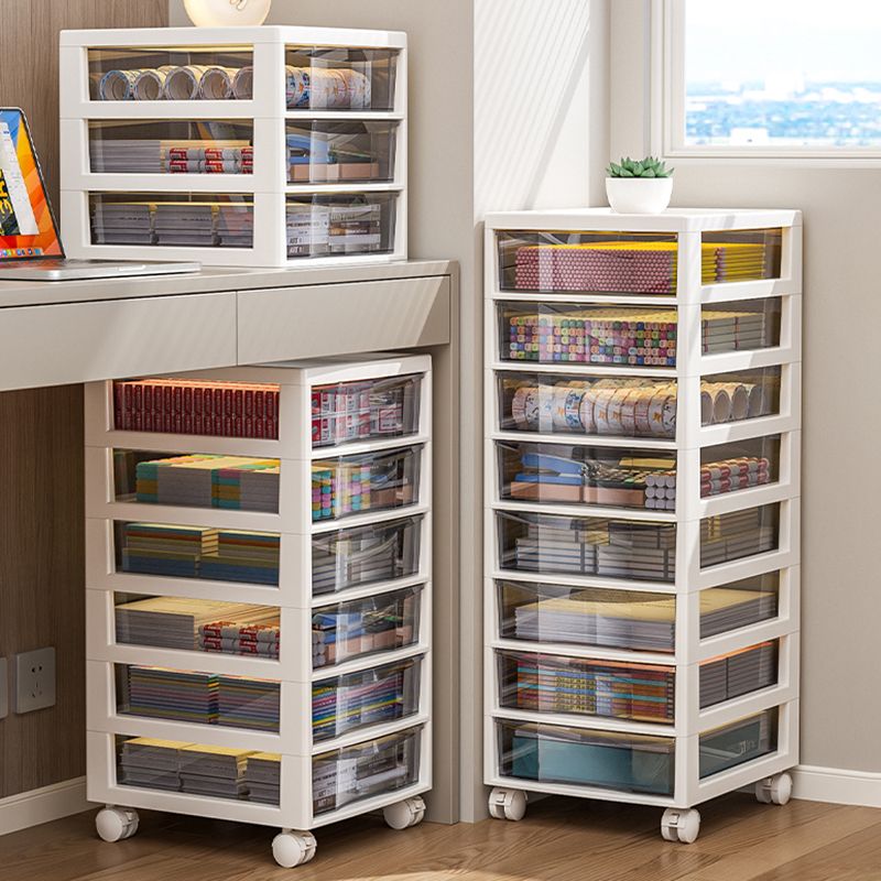 Modern Plastic File Cabinet Storage Drawers Filing Cabinet for Office