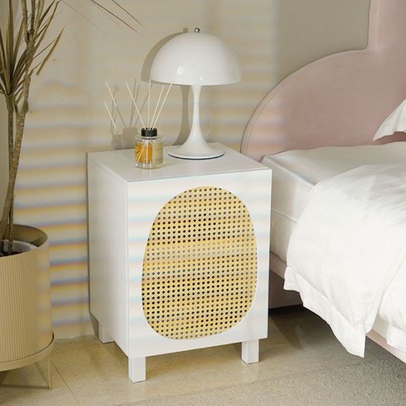Modern 22" H Night Table Solid Wood Cabinet Included Bedside Cabinet with Legs Clearhalo 'Bedroom Furniture' 'furn' 'furn_night_stand' 'Furniture' 'night_stand' 'Nightstands' 1200x1200_a46a9741-425f-410c-9750-6d8c2b18c9b4