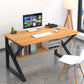Rectangular Manufactured Wood Writing Desk Contemporary Trestle Base Desk with Shelf Clearhalo 'furn' 'furn_office_desk' 'Furniture' 'Office Desks' 'Office Furniture' 'office_desk' 1200x1200_a46aded6-b6d4-42ec-b92a-678d9c798698