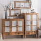 Farmhouse Sideboard Solid Wood Storage Sideboard Buffet with Doors for Dining Room Clearhalo 'buffet_sideboard' 'Buffets & Sideboards' 'furn' 'furn_buffet_sideboard' 'Furniture' 'Kitchen & Dining Furniture' 1200x1200_a46cd27c-824c-4bb0-aa3b-a6651c4e0d96
