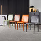 Modern Style Leather Dining Chairs Armless Solid Back Side Chairs for Kitchen Clearhalo ' kitchen&dining_furn' 'Dining Chairs' 'Dining Tables & Seating' 'dining_chair' 'furn' 'furn_dining_chair' 'Furniture' 'furniture_dining_chair' 'Kitchen & Dining Furniture' 'kitchen' 1200x1200_a4707bde-10fa-4b12-bd7a-988330fe2d97