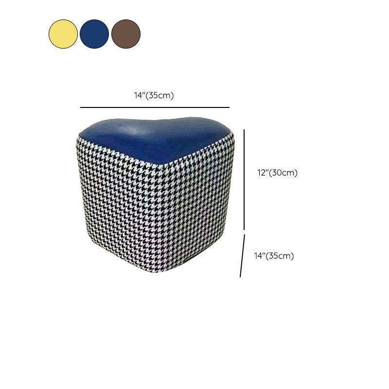 Fabric Standard Stool Modern Style Simple Heart-shaped Stool Clearhalo 'furn' 'furn_ottomans_poufs' 'Furniture' 'Living Room Furniture' 'Ottomans & Poufs' 'ottomans_poufs' 1200x1200_a47098e3-99ef-4bee-b441-2e9d385ae38d