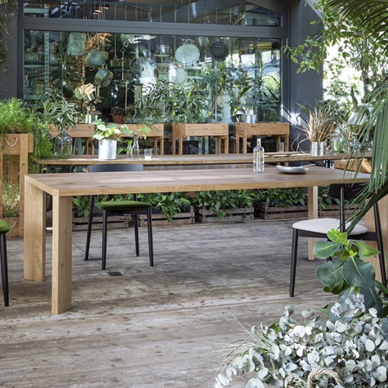 Solid Wood Contemporary Rectangle Table Wood Top Dining Table with 4 Legs Clearhalo ' dining_table' 'Dining Tables & Seating' 'Dining Tables' 'furn' 'furn_dining_table' 'Furniture' 'furniture_dining_table' 'Kitchen & Dining Furniture' 'kitchen&dining_furn' 'kitchen' 'kitchen_dining_table' 1200x1200_a475d2af-4c63-41a2-acf8-c60478ebc17e