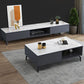 Glam Glass Top Media Console TV Stand Engineered Wood TV Console Clearhalo 'furn' 'furn_tv_stands_entertainment_centers' 'Furniture' 'Living Room Furniture' 'TV Stands & Entertainment Centers' 'TV Stands & Media Storage Furniture' 'tv_stands_entertainment_centers' 1200x1200_a476c7ab-9b59-4409-973d-4fb8907dd1bc