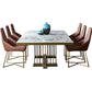 Glam Rectangle Shape Marble Dining Table Standard Dining Table for Kitchen Clearhalo ' dining_table' 'Dining Tables & Seating' 'Dining Tables' 'furn' 'furn_dining_table' 'Furniture' 'furniture_dining_table' 'Kitchen & Dining Furniture' 'kitchen&dining_furn' 'kitchen' 'kitchen_dining_table' 1200x1200_a47948eb-b06b-4ac0-8b19-7f88890c1fa5
