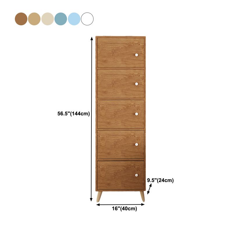 Contemporary Rectangle Accent Cabinet 9.44" Wide Wooden Storage Cabinet Clearhalo 'Cabinets & Chests' 'cabinets_chests' 'furn' 'furn_cabinets_chests' 'Furniture' 'Living Room Furniture' 1200x1200_a47970a1-1d48-42b9-8708-abf03200b4d7