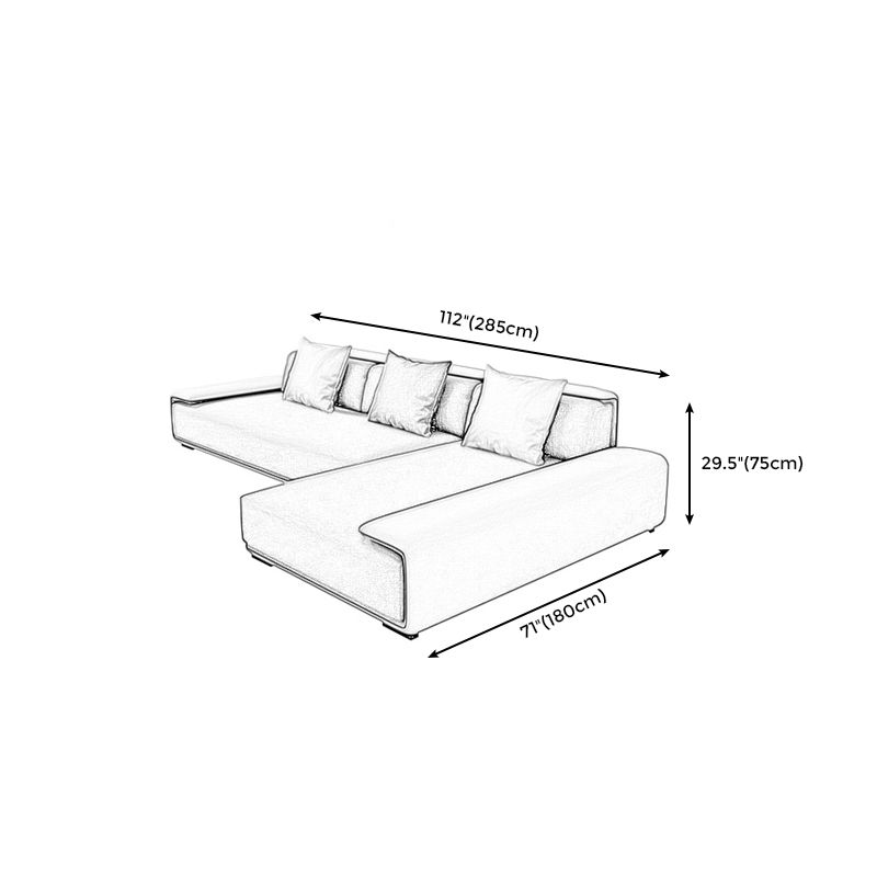 Faux leather Grey Sectional Armless Stain-Resistant Sectional for Living Room Clearhalo 'furn' 'furn_sectionals' 'Furniture' 'furniture_sectionals' 'kitchen' 'kitchen_sectionals' 'Living Room Furniture' 'Sectionals' 1200x1200_a4799002-5eda-4706-ad9d-cc2424b9ce9e
