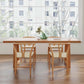 Modern Style Double Pedestal Table Pine Wood Table for Dining Room Clearhalo 'Dining Tables & Seating' 'Dining Tables' 'dining_table' 'furn' 'furn_dining_table' 'Furniture' 'Kitchen & Dining Furniture' 1200x1200_a47d70a0-28c2-42dc-9d13-a2351c032a34