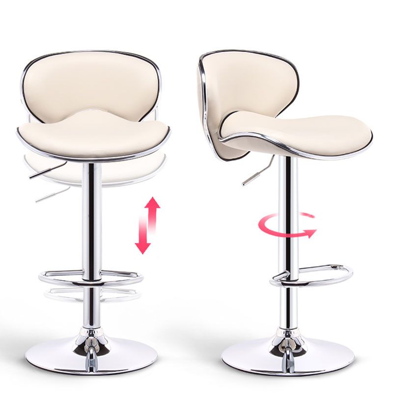 Industrial Style Bar-stool Metal Leg Leather Bucket Seat for Kitchen Bar Clearhalo 'Bar Furniture' 'Bar Stools' 'bar_stools' 'furn' 'furn_bar_stools' 'furniture_bar_stools' 'Kitchen & Dining Furniture' 'kitchen&dining_furn' 'kitchen' 'kitchen_furn' Furniture' 1200x1200_a48131b2-d001-4ba7-a224-72badccf9624