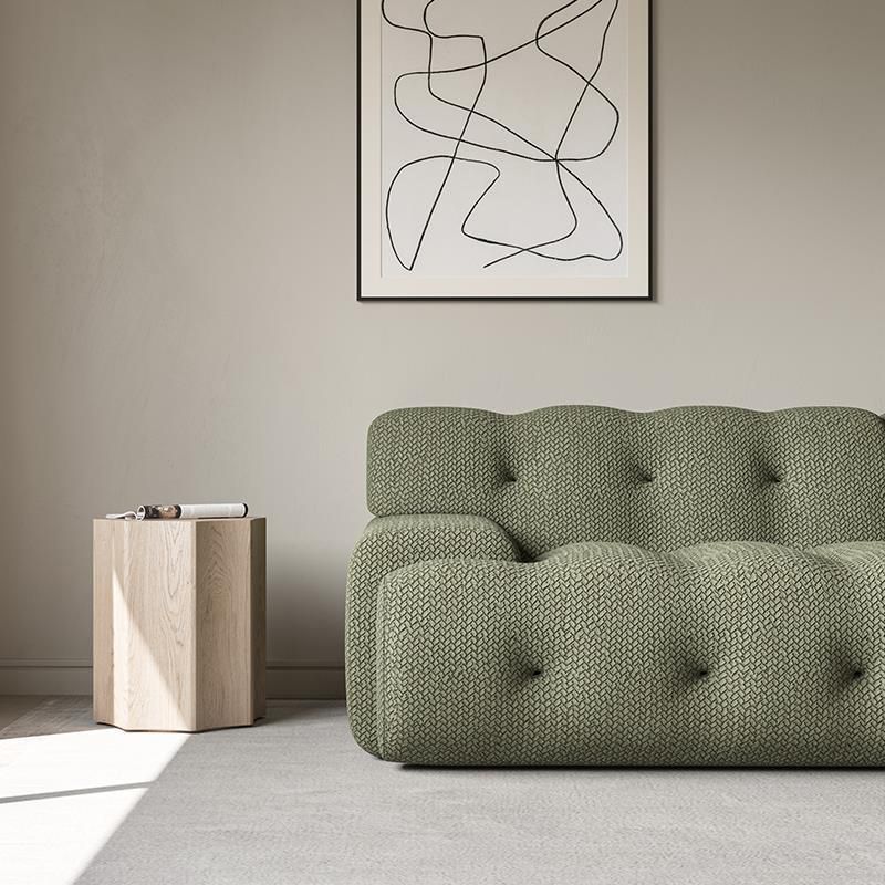 Recessed Arm Sofa Sewn Pillow Back Stationary Green Sofa for Bonus Room Clearhalo 'furn' 'furn_sofas' 'Furniture' 'Living Room Furniture' 'Sofa' 'sofas' 1200x1200_a482e1e6-092c-475e-aecc-f931a7b7d839