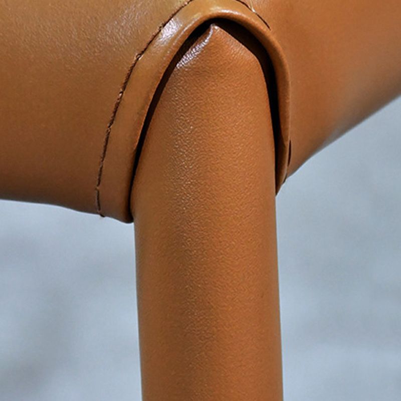 Sillas de cocina de cuero de faux contemporánea sillas laterales de ala