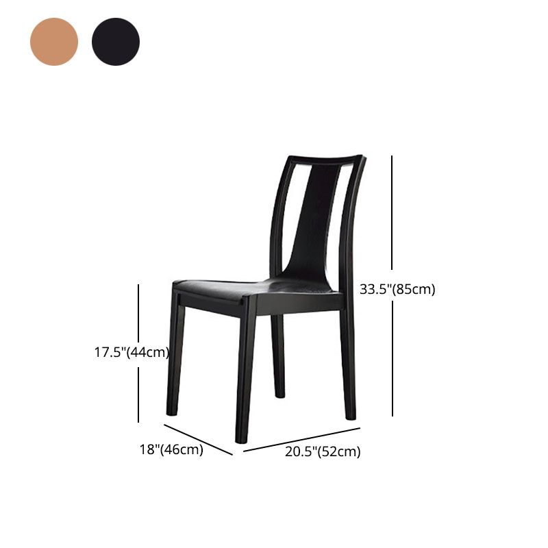 Silla lateral de la habitación del interior del interior de la madera del interior