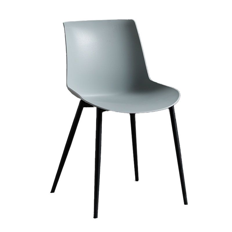 Contemporary Style Dining Chairs Dining Armless Side Chair with Metal Legs Clearhalo ' kitchen&dining_furn' 'Dining Chairs' 'Dining Tables & Seating' 'dining_chair' 'furn' 'furn_dining_chair' 'Furniture' 'furniture_dining_chair' 'Kitchen & Dining Furniture' 'kitchen' 1200x1200_a48866dc-98ae-4f2b-9d65-7590969ba369