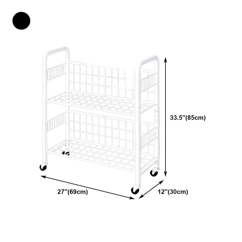 Libreria di libreria in metallo in metallo contemporaneo per ufficio