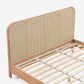 Wicker & Rattan Standard Bed Tropical Bed Frame With Custom Gold Legs Clearhalo 'Bedroom Furniture' 'Beds' 'furn' 'furn_beds' 'Furniture' 1200x1200_a48c9307-16a2-42e6-a109-e8bcb71e580d