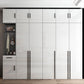 High Gloss White Modern Wardrobe Engineered Wood Storage Cabinet for Home Clearhalo 'Armoires & Wardrobes' 'armoires_wardrobes' 'Bedroom Furniture' 'furn' 'furn_armoires_wardrobes' 'Furniture' 1200x1200_a48fa88e-cf09-4097-8836-9693ad3228c4
